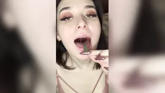 Giantess vore with gummy bears