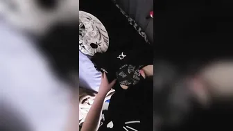 Fucking my pocket snatch with lingerie