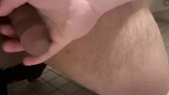 Under Stall Action at University with College Boy from Grindr