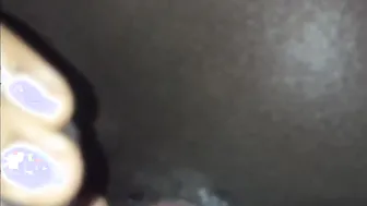 Leaking  creamy irresistible pink african cunt with 7 inch vibrator creamy  shaking orgasm compilation
