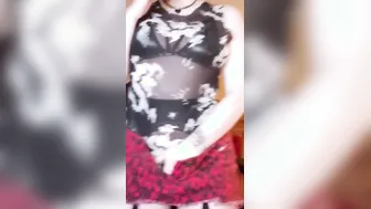 I wanna make you cum for me- stroke it like youd banged me freaky gothic nympho JOI