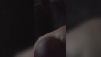 Cumming into pink