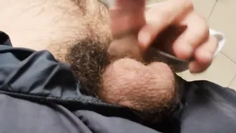enormous stream off piss somewhere into WC sink twinky peeing