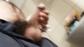 enormous stream off piss somewhere into WC sink twinky peeing