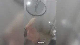 Step milf taking a shower and gets clothed concealed camera