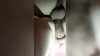 Husband films his mate fucking wifey inside her butt and cunt