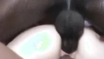 double penetration Anal Interracial three-way For Blonde Wife Sex Session