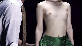 Mormon Girlz - Virgin Blonde Goddess With Bound Eyes Submits And Deep Throat Pleases Her Master