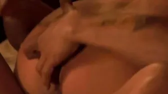 Honeymoon hubby fucking his blonde beauty fiance
