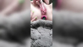 Having Fun with my rabbit and plug