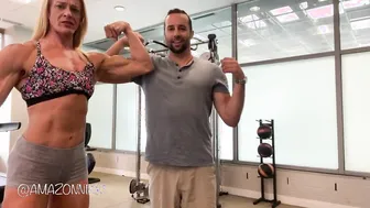 WOW 6ft AMAZON Embarrasses Loser “steve” W/ Superior Size and Strength would