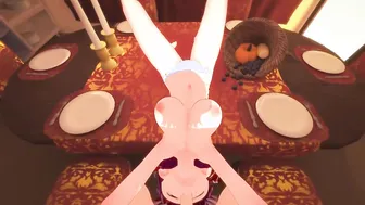 Vtuber Houshou Marine Gets pov Nailed on a Table Wallfuck Cummed -