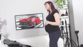 Casting for Pregnant Red Head