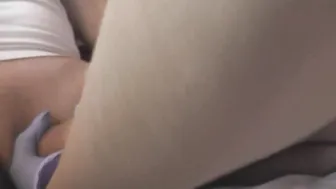 Hand Job from a Nurse and Sperm on her Face