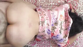 Milf changed clothes and enjoyed anal sex with her stepson.