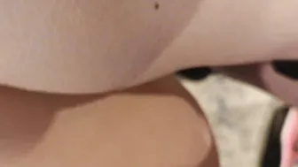 double penetration my step sis with my rough dick and sex toy until she jizzes