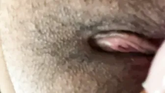 Up close sex toy play with my twat (homemades)