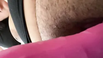 Up close sex toy play with my twat (homemades)