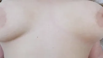 Hooters bouncing inside slow motion