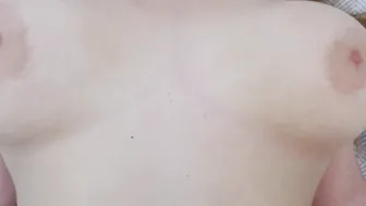 Hooters bouncing inside slow motion