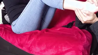 Feet worship compilation two - Worshipping a blonde cougars toes