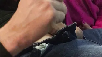 fellatio with red lips and cum on face.......