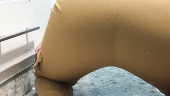 You will not believe how she plays with her urine she is a crazy bitch. Leave your comment