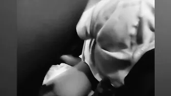 Hotwife screaming into satisfaction while bbcs licks her snatch