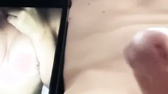Amature Huge-Dick Jerks Off & Shoots Massive Load - Kittys 1st Video