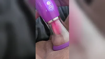 Pumped my clitoris banged my peehole and shoved my fist inside