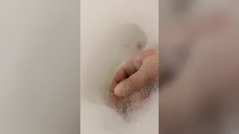My cock is so rough into bath-tub