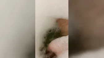 My cock is so rough into bath-tub