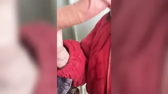 Quickie Fellatio inside train station