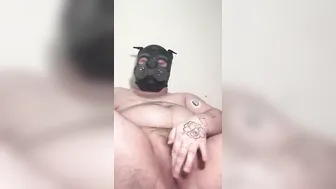 FtM Pup Edges and Almost Ruins His Orgasm
