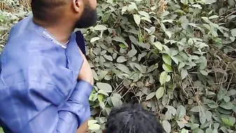 Almost Caught porn video – Blue Lipped African Ebony Cutie Goes Wild Outdoor Sucking Off Har