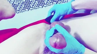 Booty Stretching Treatment - Female Domination NURSE fucks patient with ANAL PLUG