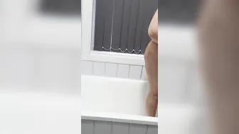 Step MILF full nude into shower has sex with Pakistan step son