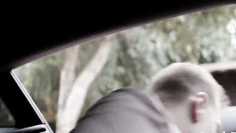 Son Fucks Cougar Into Front Of Loser Dad