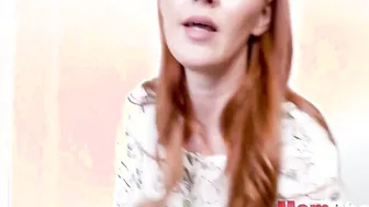 Eating cougar against the wall