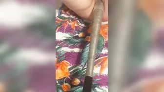 Baseball bat to the cunt