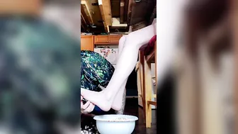 St. Patricks Day Giantess Female Domination Toes Sub Pet Play Feet Feeding Pet Dog Lucky Charms w/ Barefeet