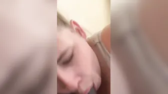 White ex-wife blows bbcs while husbands at home