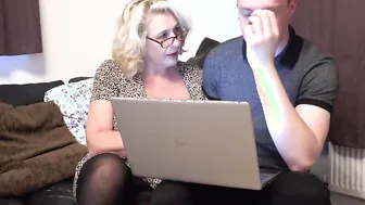 AuntJudysXXX - 48yo Big Titted BBW Camilla Fucks the Computer Geeks