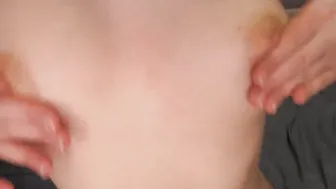 College Girl's Home Video Diary - Pawing Her Perfect Breasts