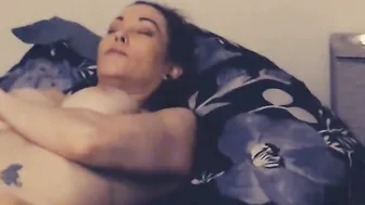 View adorable dark haired MILF cum
