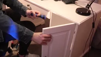FAKEhub - Natural office cougar sucks robber from under her