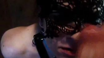 Submissive sub wifey hoe deeptroating my penis sucking off nuts and take facial on her whore face