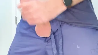 Healthcare worker getting home and massage perfect 7 penis to big jizzed