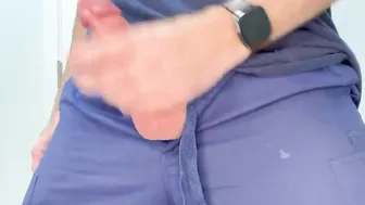 Healthcare worker getting home and massage perfect 7 penis to big jizzed