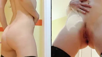 Anal for petite big tit Fiance - she squirts before her